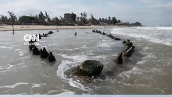 Bangkai Kapal Abad ke-14 Ditemukan usai Topan Kalmaegi