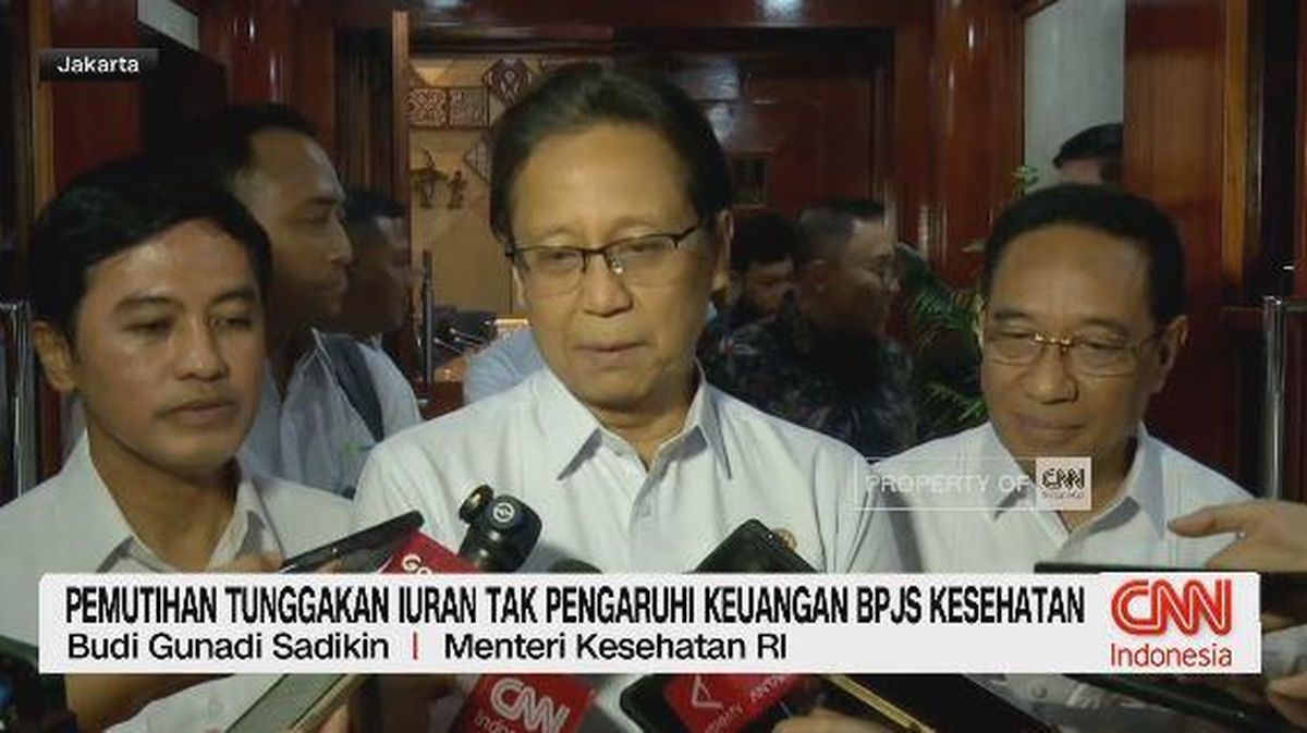 VIDEO: Pemutihan Tunggakan Iuran Tak Pengaruhi Keuangan BPJS Kesehatan