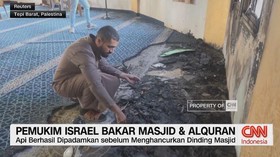 VIDEO: Pemukim Israel Bakar Masjid & Al-Qur'an, PBB Kecam