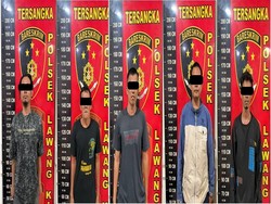 5 Pelaku Pungli Resahkan Warga di Jembatan Muara Bangke Muara Enim Diringkus