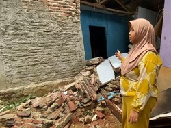 5 Rumah Warga di Lebak Rusak Akibat Pergerakan Tanah