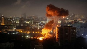 FOTO: Rusia Luncurkan Serangan Besar-besaran ke Ibu Kota Ukraina