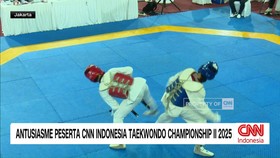 VIDEO: Antusiasme Peserta CNN Indonesia Taekwondo Championship II 2025