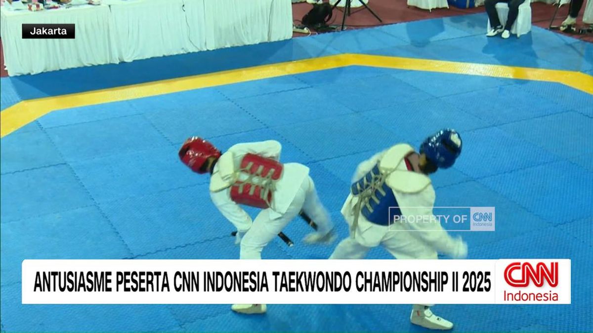 VIDEO: Antusiasme Peserta CNN Indonesia Taekwondo Championship II 2025