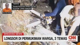 VIDEO: Update Pencarian Korban Longsor di Cilacap