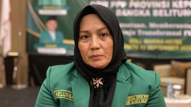 Wakil Gubernur Bangka Belitung, Hellyana kembali diperiksa Bareskrim terkait dugaan ijazah palsu.