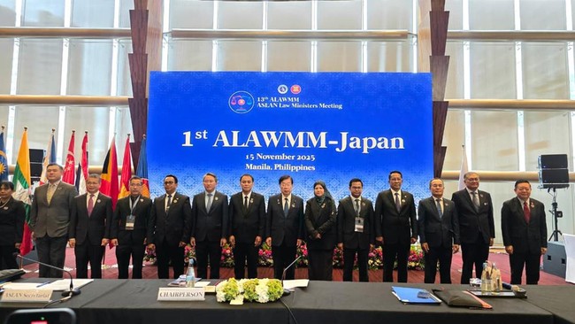 Di pertemuan khusus Jepang-ASEAN, Menkum Supratman usul ada pembahasan spesifik soal royalti dan artificial intelligence.
