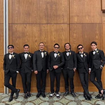 El Rumi hingga Vincent Rompies Jadi Groomsmen Pernikahan Boiyen
