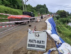 Badan Jalinsum di Musi Rawas Tergerus Longsor buat Warga Khawatir