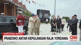 VIDEO: Prabowo Antar Kepulangan Raja Yordania