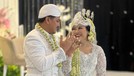 Potret pernikahan Boiyen dan Rully Anggi Akbar