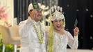 Potret pernikahan Boiyen dan Rully Anggi Akbar