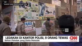 VIDEO: Ledakan di Kantor Polisi, 9 Orang Tewas
