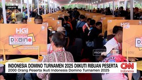 VIDEO: Ribuan Peserta Ikuti Indonesia Domino Turnamen 2025