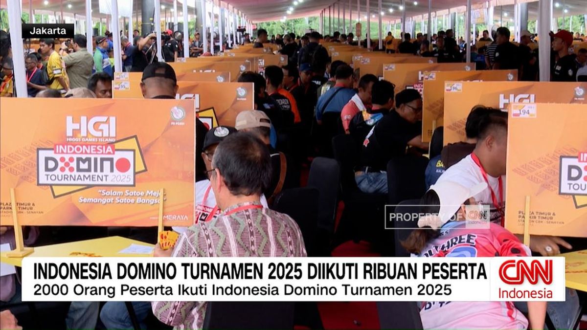 VIDEO: Ribuan Peserta Ikuti Indonesia Domino Turnamen 2025