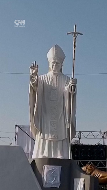 Patung Raksasa Paus Leo XIV Diresmikan di Peru