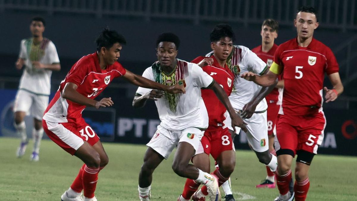 Hasil Uji Tanding: Timnas Indonesia U-23 Dikalahkan Mali 0-3