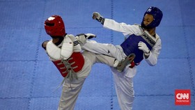 Peserta Ketagihan Ikut CNN Indonesia Taekwondo Championship 2