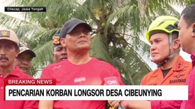 VIDEO: Ahmad Luthfi Pantau Proses Pencarian Korban Longsor Cilacap