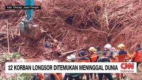 VIDEO: 12 Korban Longsor Ditemukan Meninggal Dunia