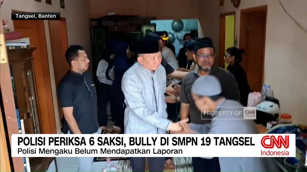 VIDEO: Polisi Periksa Enam Saksi Terkait Bully di SMPN 19 Tangsel