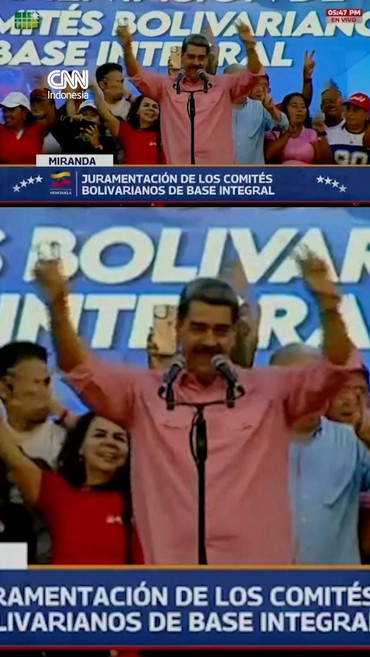 Maduro Presiden Venezuela Nyanyi Imagine-nya John Lennon saat Kampanye