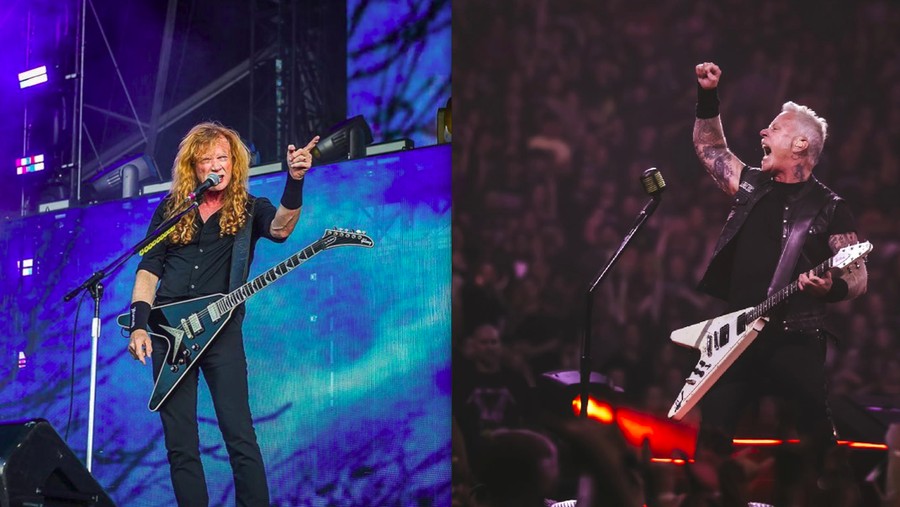 Dave Mustaine dan James Hetfield
