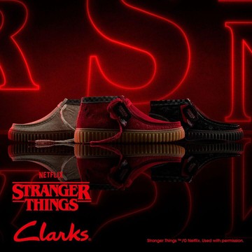 Kolaborasi Clarks x Stranger Things Hadirkan Dunia Upside Down pada Sepatu Ikonis
