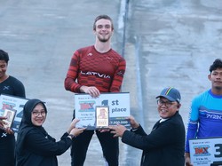 Juara BMX Supercross Banyuwangi, Rider Latvia Puji Trek Muncar
