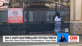 VIDEO: SMAN 72 Jakarta Gelar Pembelajaran Tatap Muka Terbatas