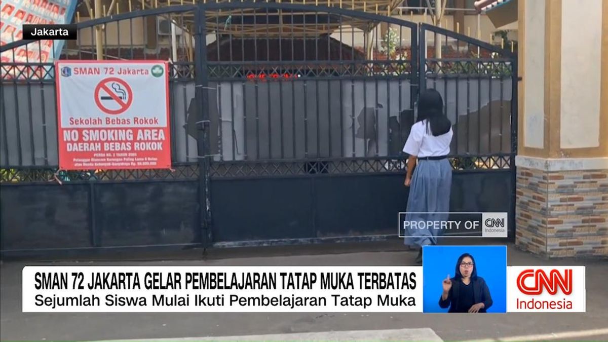 VIDEO: SMAN 72 Jakarta Gelar Pembelajaran Tatap Muka Terbatas