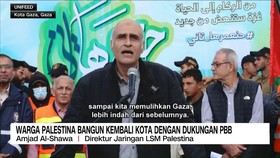 VIDEO: Warga Palestina Bangun Kembali Kota dengan Dukungan PBB