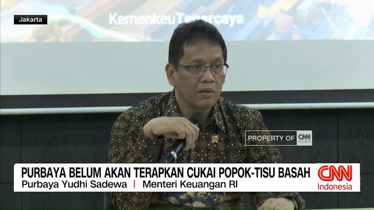 VIDEO: Purbaya Belum Akan Terapkan Cukai Popok-Tisu Basah