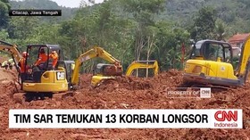 VIDEO: Pencarian Korban Longsor di Cilacap Hari Ke-4