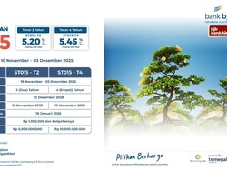 bank bjb Buka Penawaran ST015, Investasi Aman dan Terjangkau