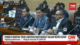 VIDEO: Komisi III Bantah Tidak Libatkan Masyarakat dalam Revisi KUHAP