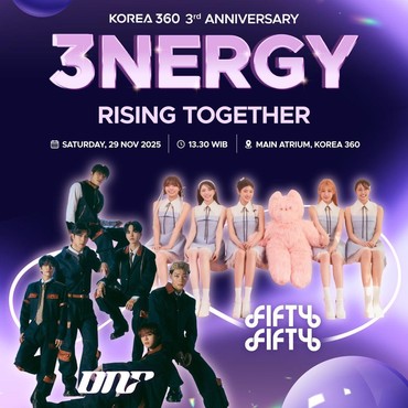KOREA 360 Rayakan 3 Tahun Perjalanan Budaya Lewat '3NERGY: RISING TOGETHER'