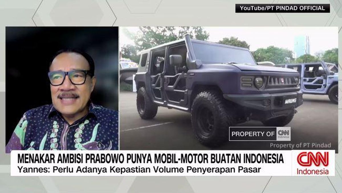 VIDEO: Menakar Ambisi Prabowo Punya Mobil Motor Buatan Indonesia