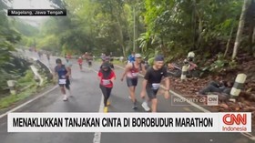 VIDEO: Menaklukan Tanjakan Cinta di Borobudur Marathon