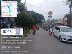 Ada Proyek Gorong-gorong di Jalan Depan Mal Cinere, Polisi Terapkan Contraflow