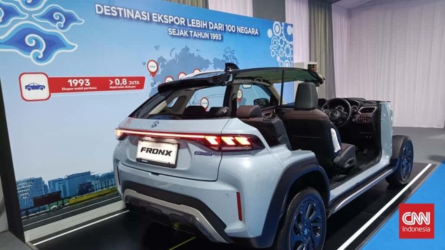 Suzuki menargetkan 30 ribu unit Fronx dan 150 ribu unit Satria produksi Indonesia akan diekspor hingga 2027.