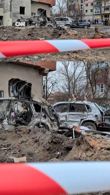 Rudal Rusia Hantam Permukiman di Balakliia Ukraina, 3 Orang Tewas