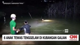 VIDEO: 6 Anak Tewas Tenggelam di Kubangan Galian