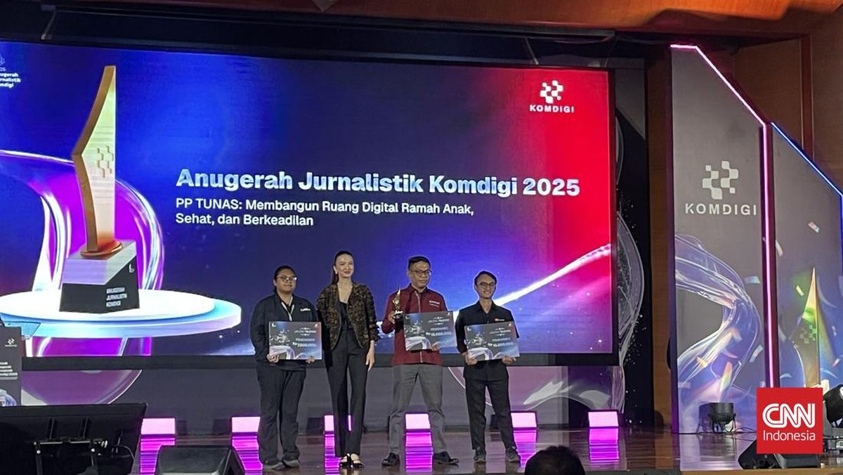 CNN Indonesia Juara 2 AJK 2025 Soal Perlindungan Anak di Internet