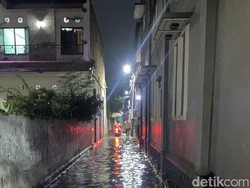 Banjir Masih Genangi Kebon Pala Jaktim Malam Ini