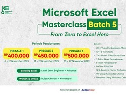 Upgrade Skill Excel dari Dasar Sampai Pro di Excel Masterclass Batch 5