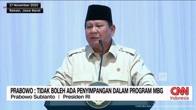 VIDEO: Prabowo: Tidak Boleh Ada Penyimpangan dalam Program MBG