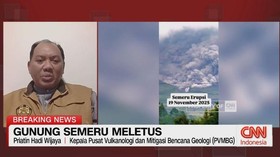 VIDEO: Gunung Semeru Meletus, Kepala PVMBG: Kegempaan Terjadi 7 Kali