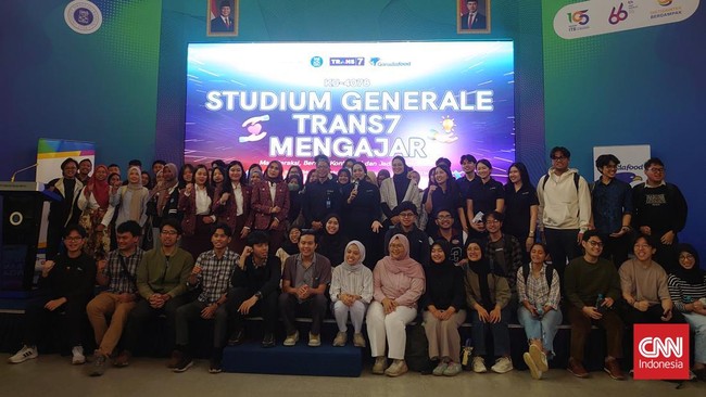 Program Trans 7 Mengajar 2025 di ITB fokus pada pentingnya kreativitas dan kepemimpinan mahasiswa.