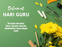 80 Kata Mutiara untuk Hari Guru Nasional 2025 yang Simpel dan Menyentuh Hati